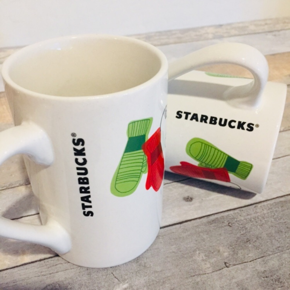 Starbucks Christmas Holiday Mugs | Set of 2